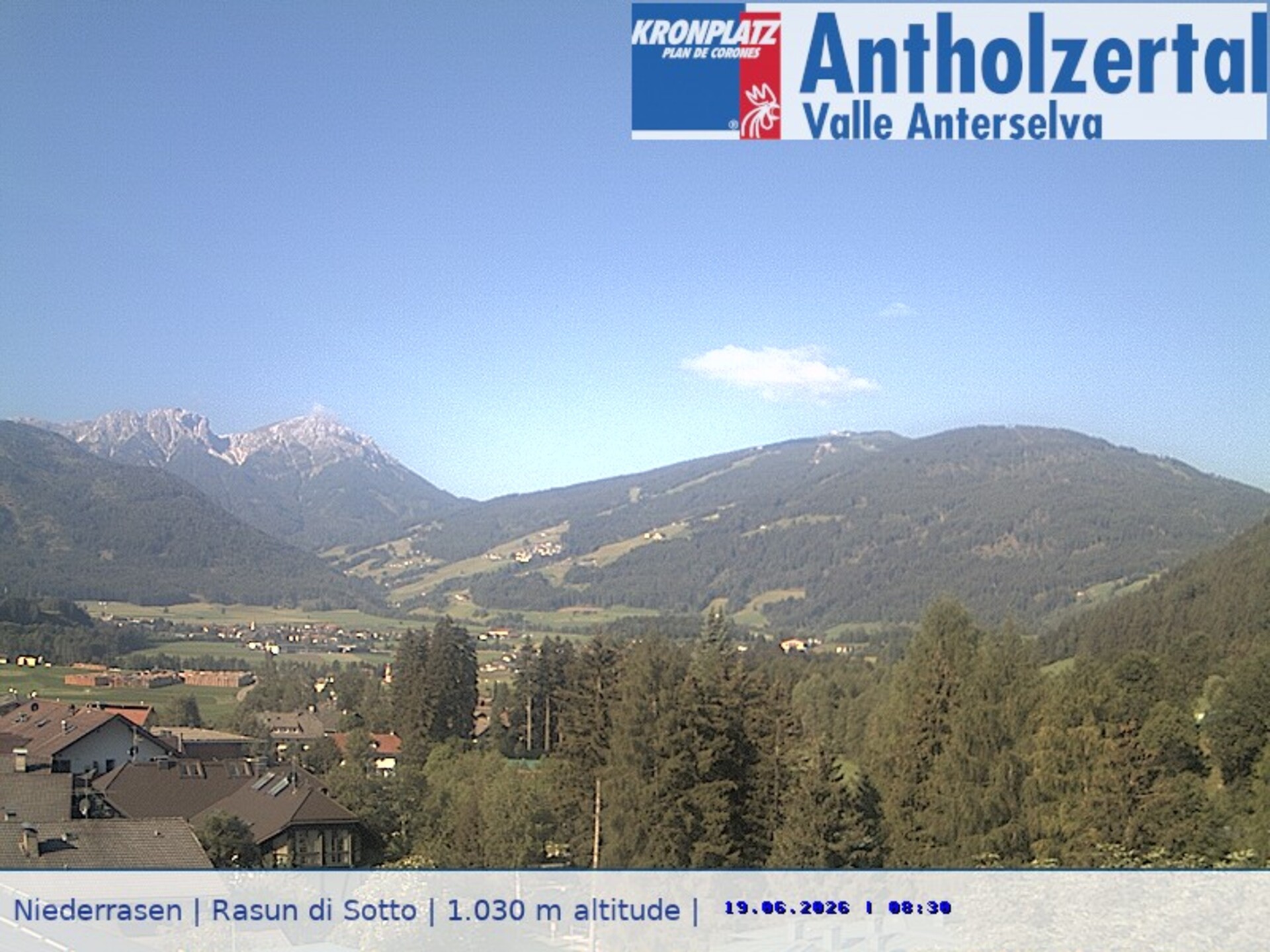 Archiv Foto Webcam Rasen-Antholz (Antholzertal, Südtirol)