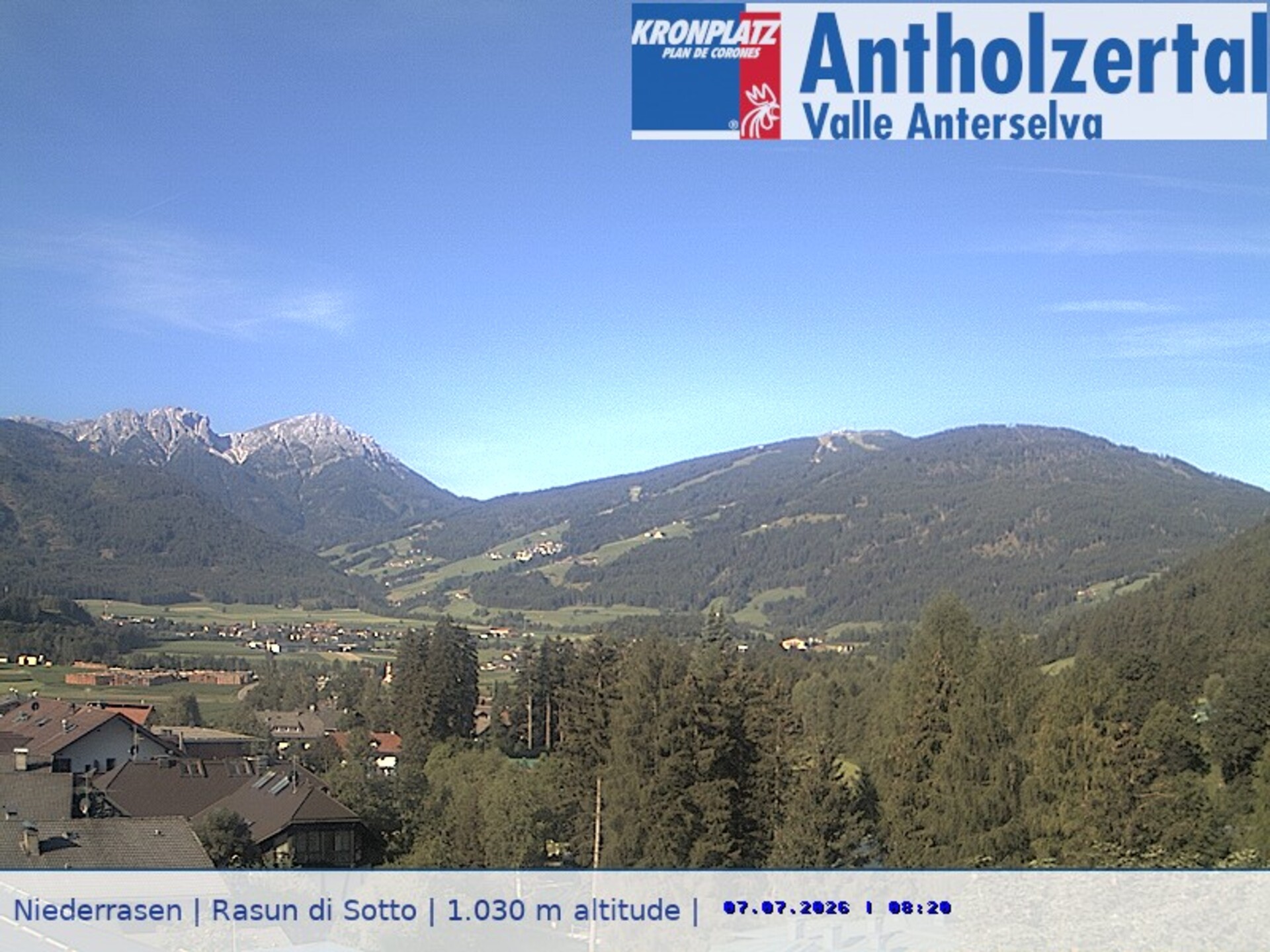 Archiv Foto Webcam Rasen-Antholz (Antholzertal, Südtirol)