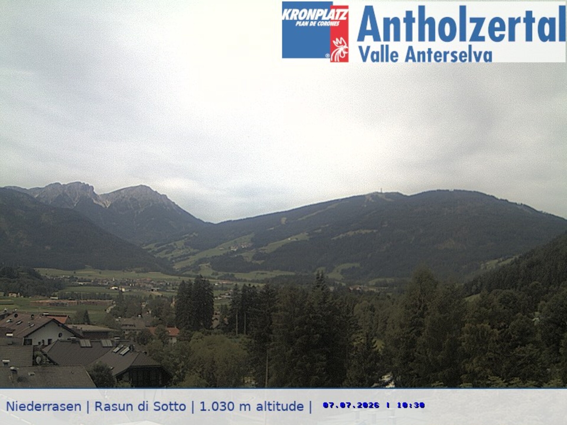 Archiv Foto Webcam Rasen-Antholz (Antholzertal, Südtirol)
