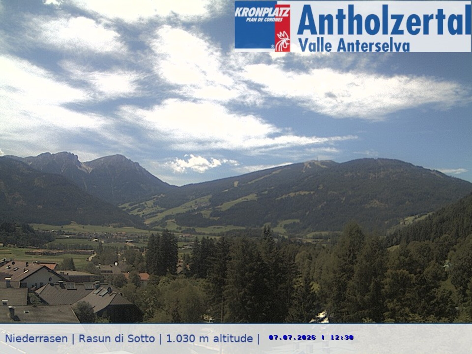 Archiv Foto Webcam Rasen-Antholz (Antholzertal, Südtirol)