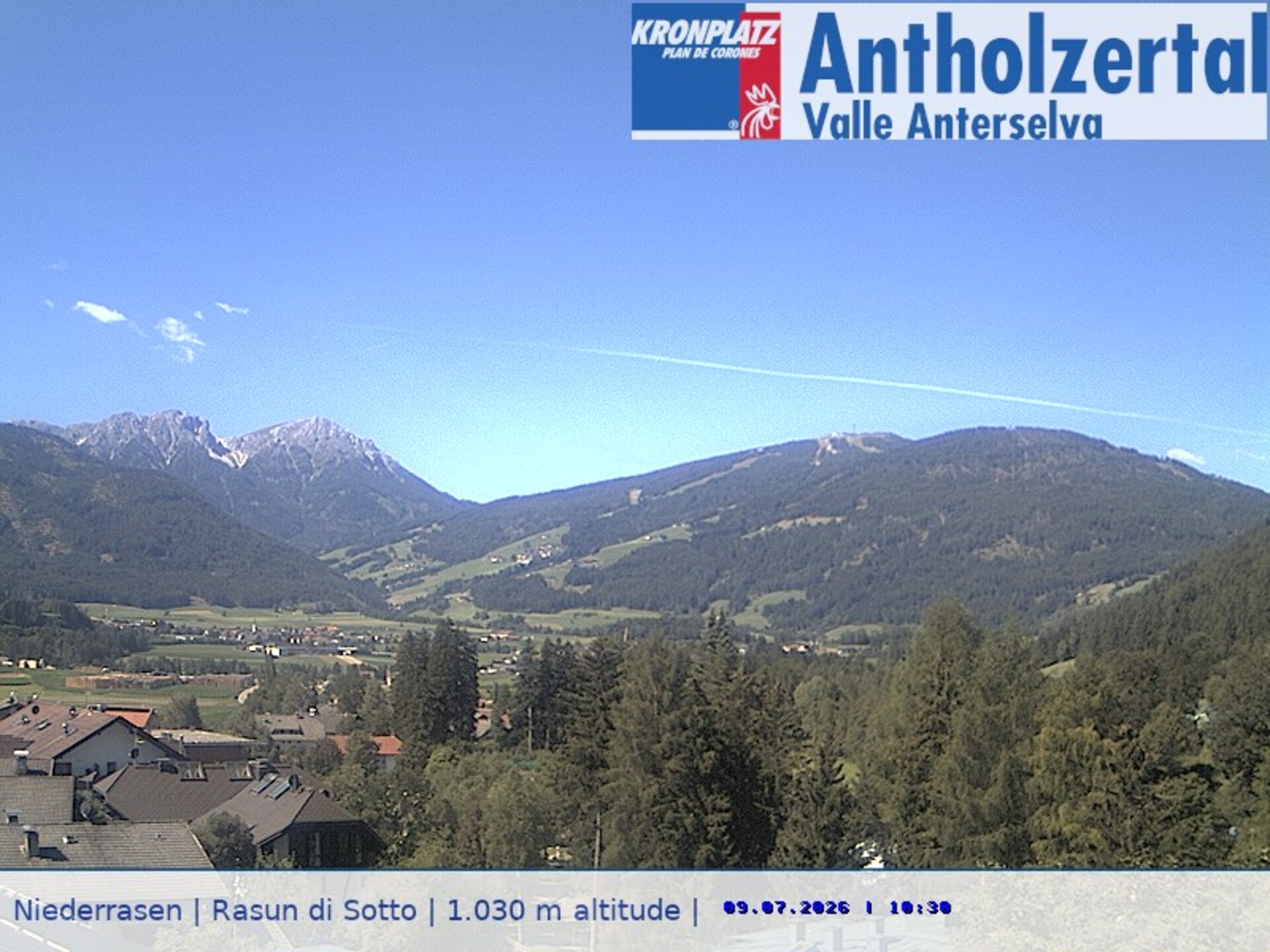 Archiv Foto Webcam Rasen-Antholz (Antholzertal, Südtirol)