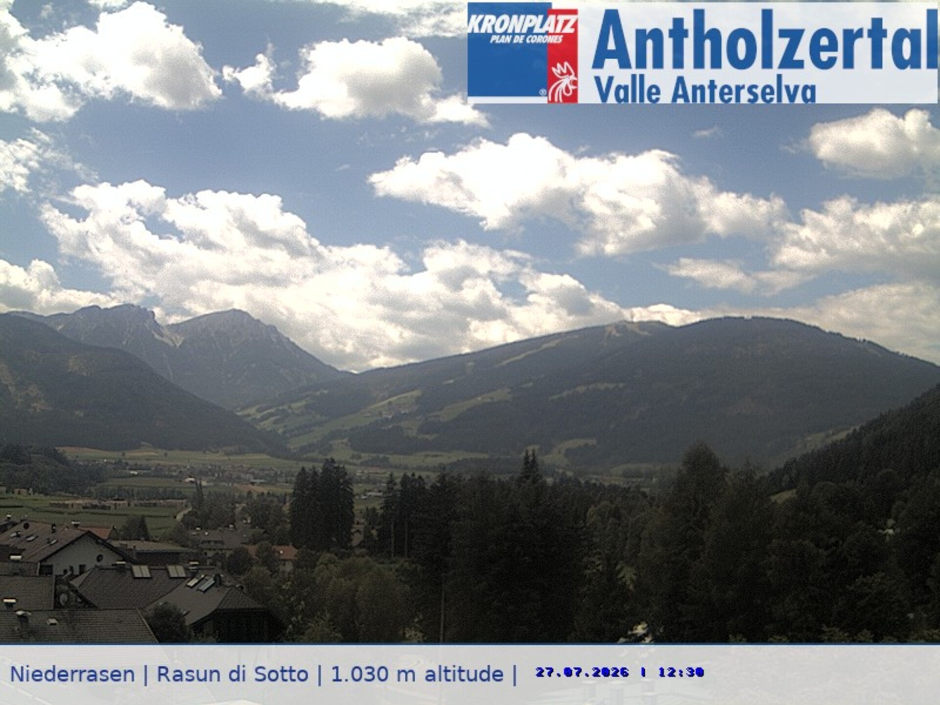 Archiv Foto Webcam Rasen-Antholz (Antholzertal, Südtirol)