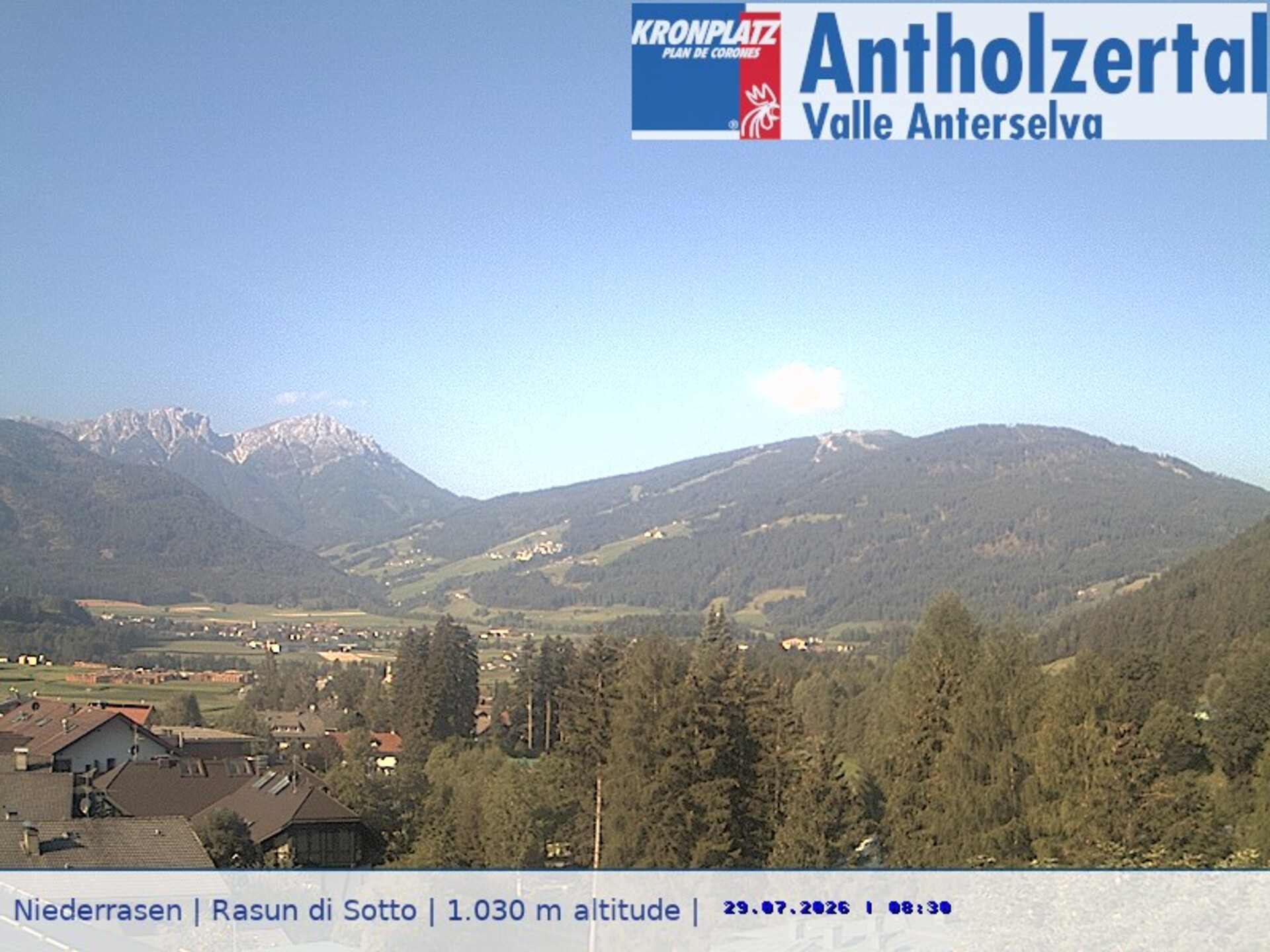 Archiv Foto Webcam Rasen-Antholz (Antholzertal, Südtirol)