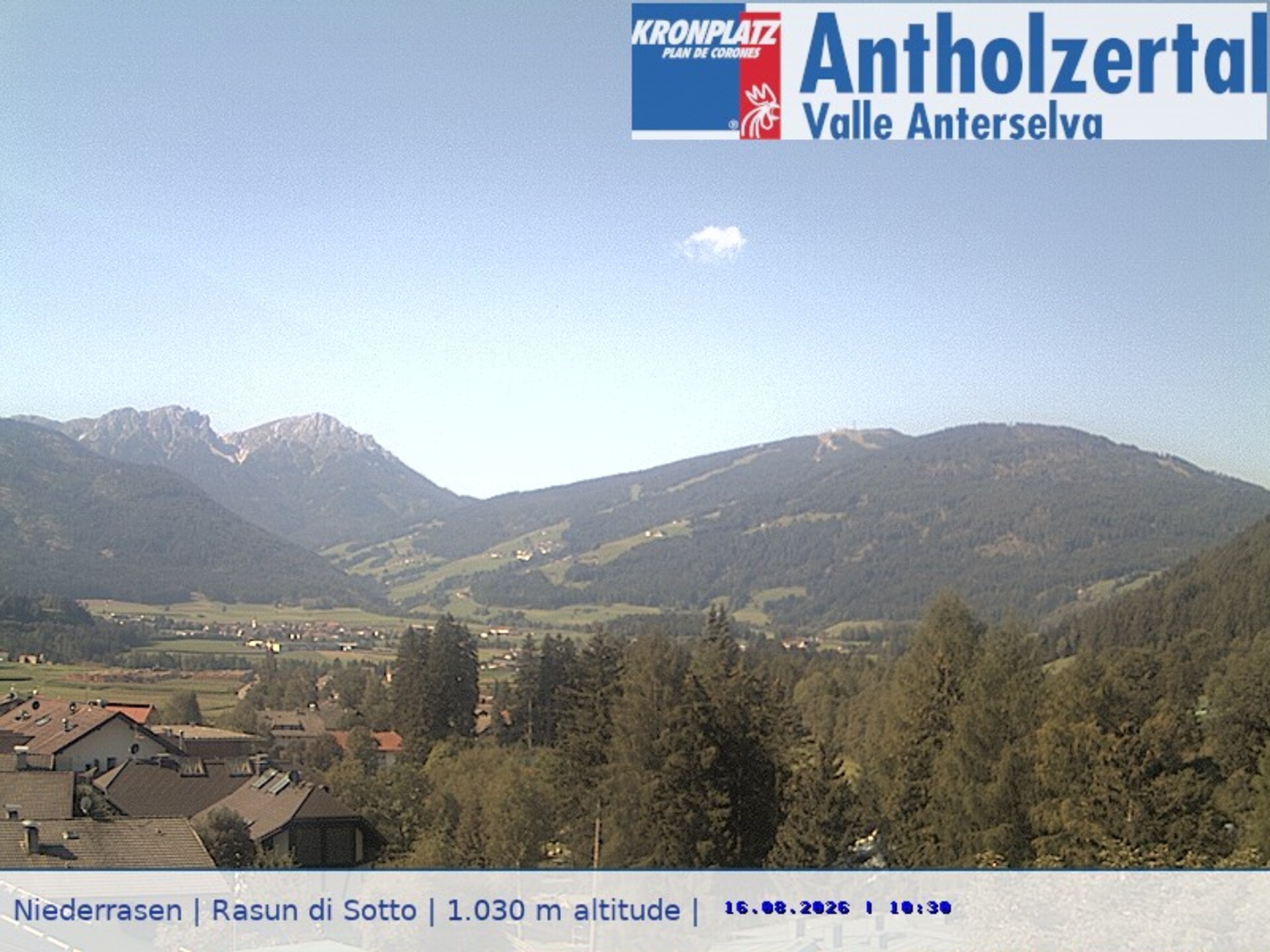 Archiv Foto Webcam Rasen-Antholz (Antholzertal, Südtirol)