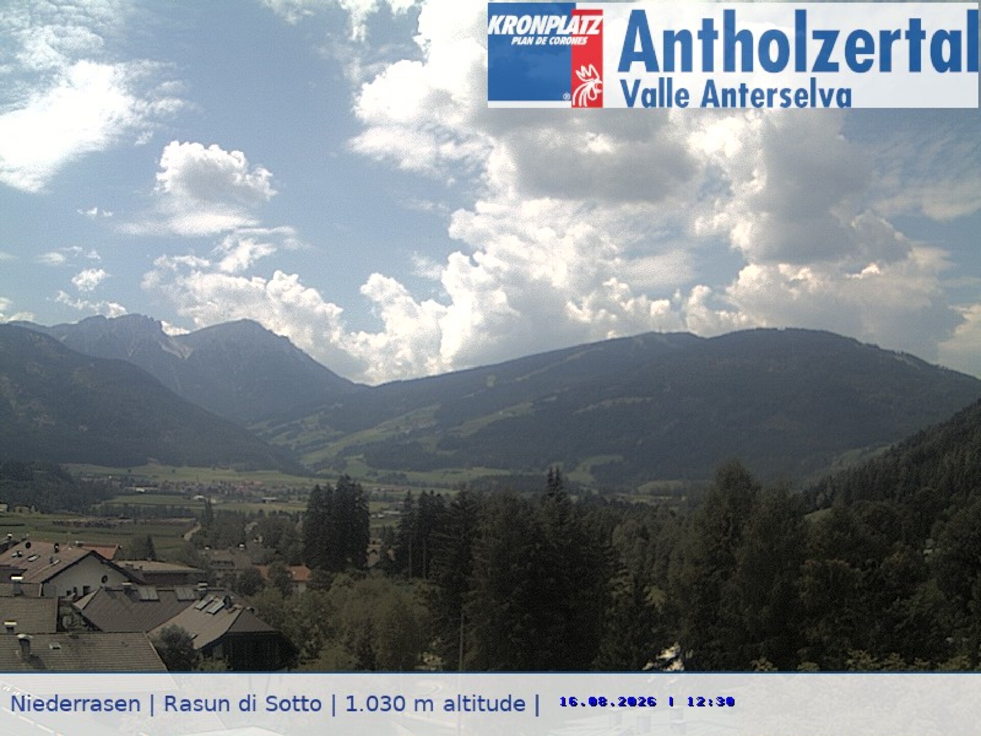 Archiv Foto Webcam Rasen-Antholz (Antholzertal, Südtirol)