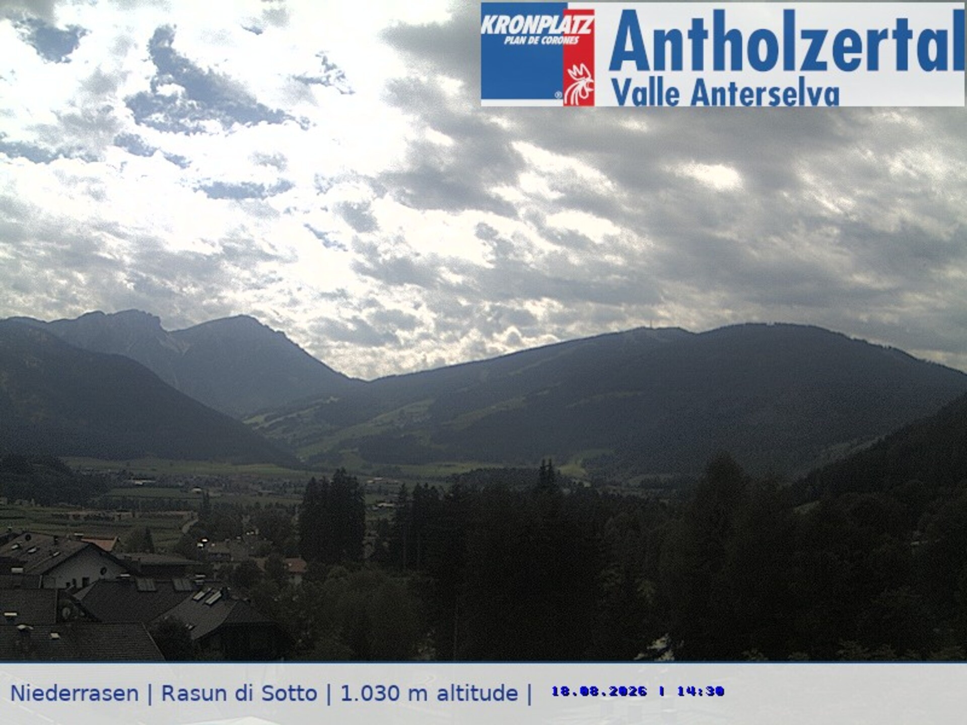 Archiv Foto Webcam Rasen-Antholz (Antholzertal, Südtirol)
