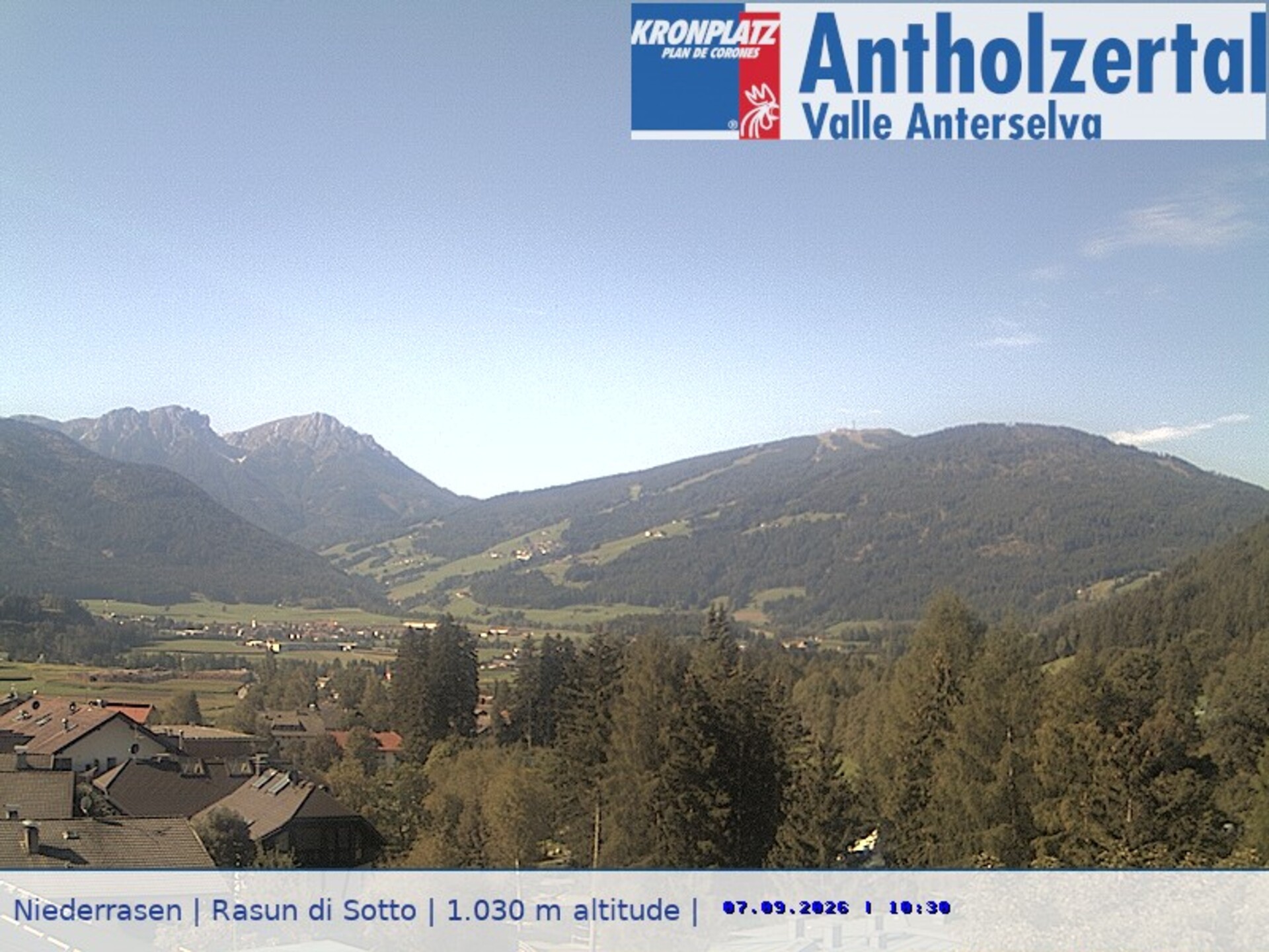 Archiv Foto Webcam Rasen-Antholz (Antholzertal, Südtirol)