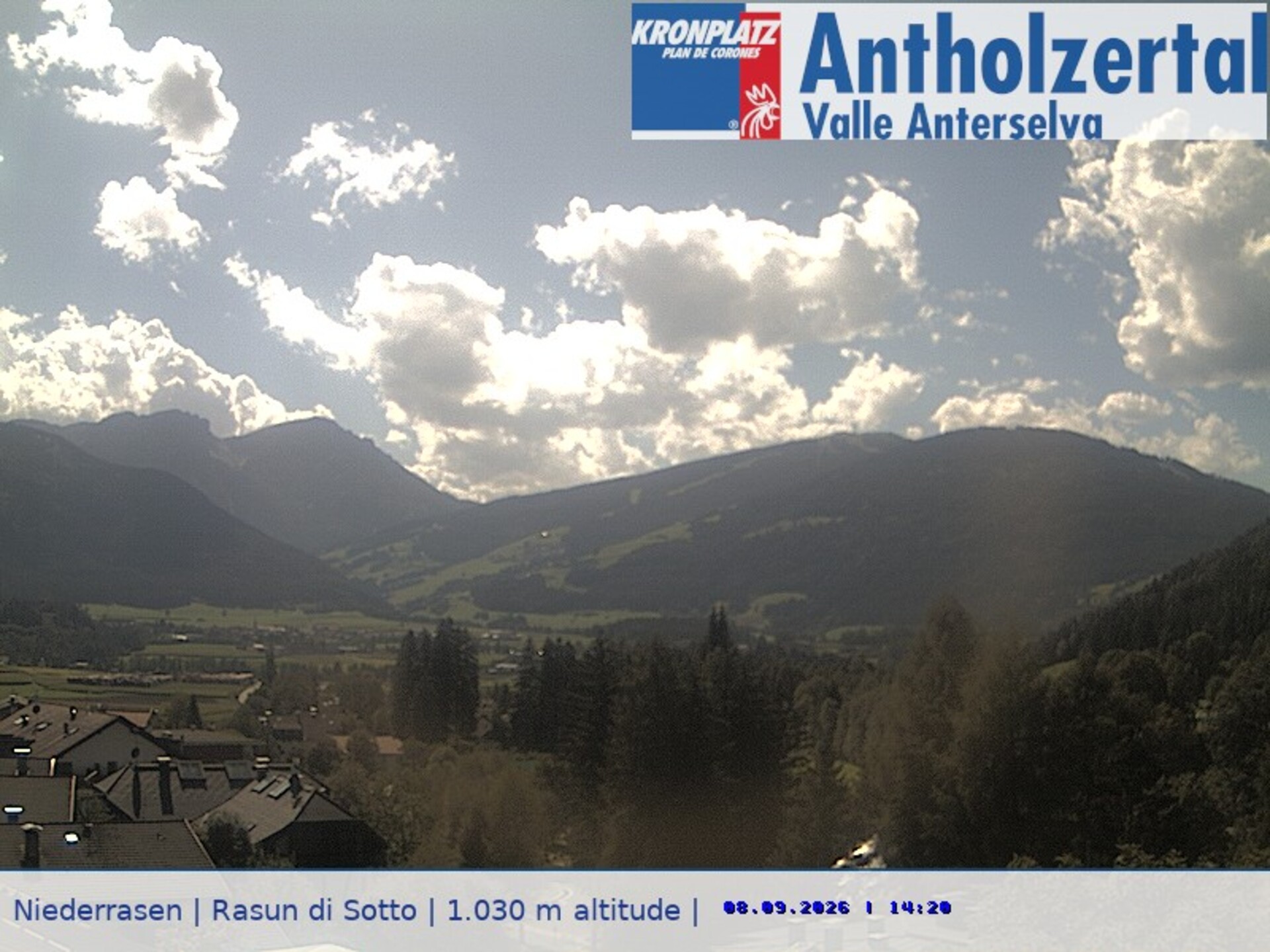 Archiv Foto Webcam Rasen-Antholz (Antholzertal, Südtirol)