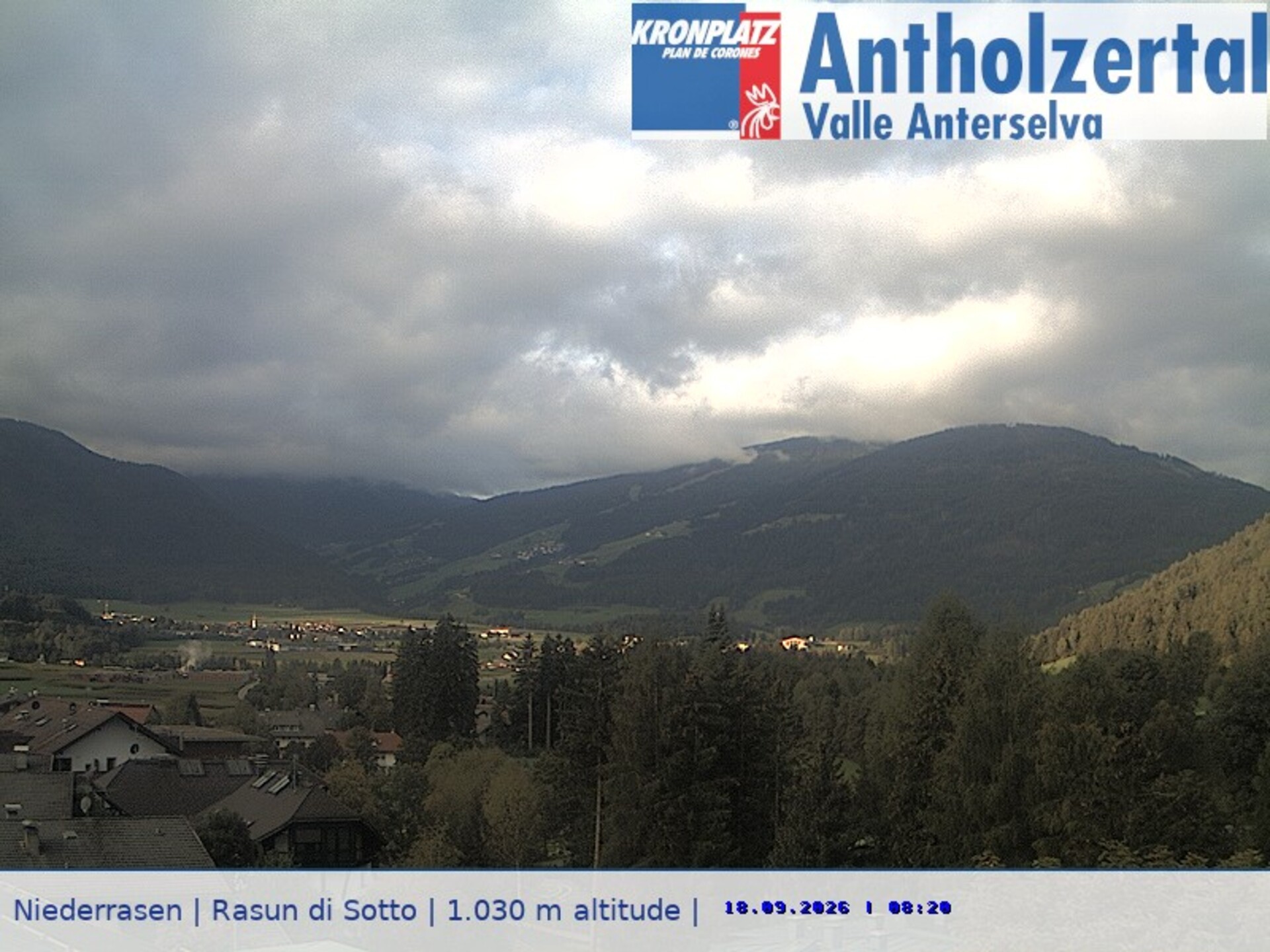 Archiv Foto Webcam Rasen-Antholz (Antholzertal, Südtirol)