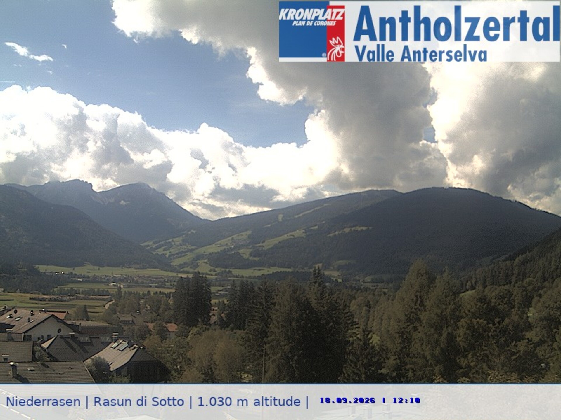 Archiv Foto Webcam Rasen-Antholz (Antholzertal, Südtirol)
