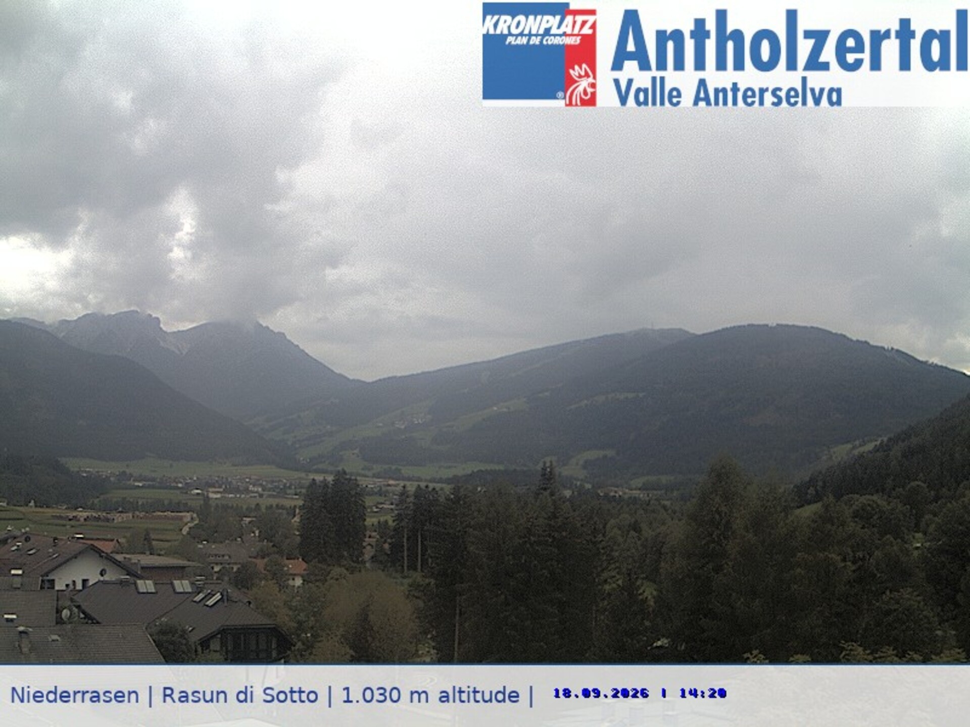 Archiv Foto Webcam Rasen-Antholz (Antholzertal, Südtirol)