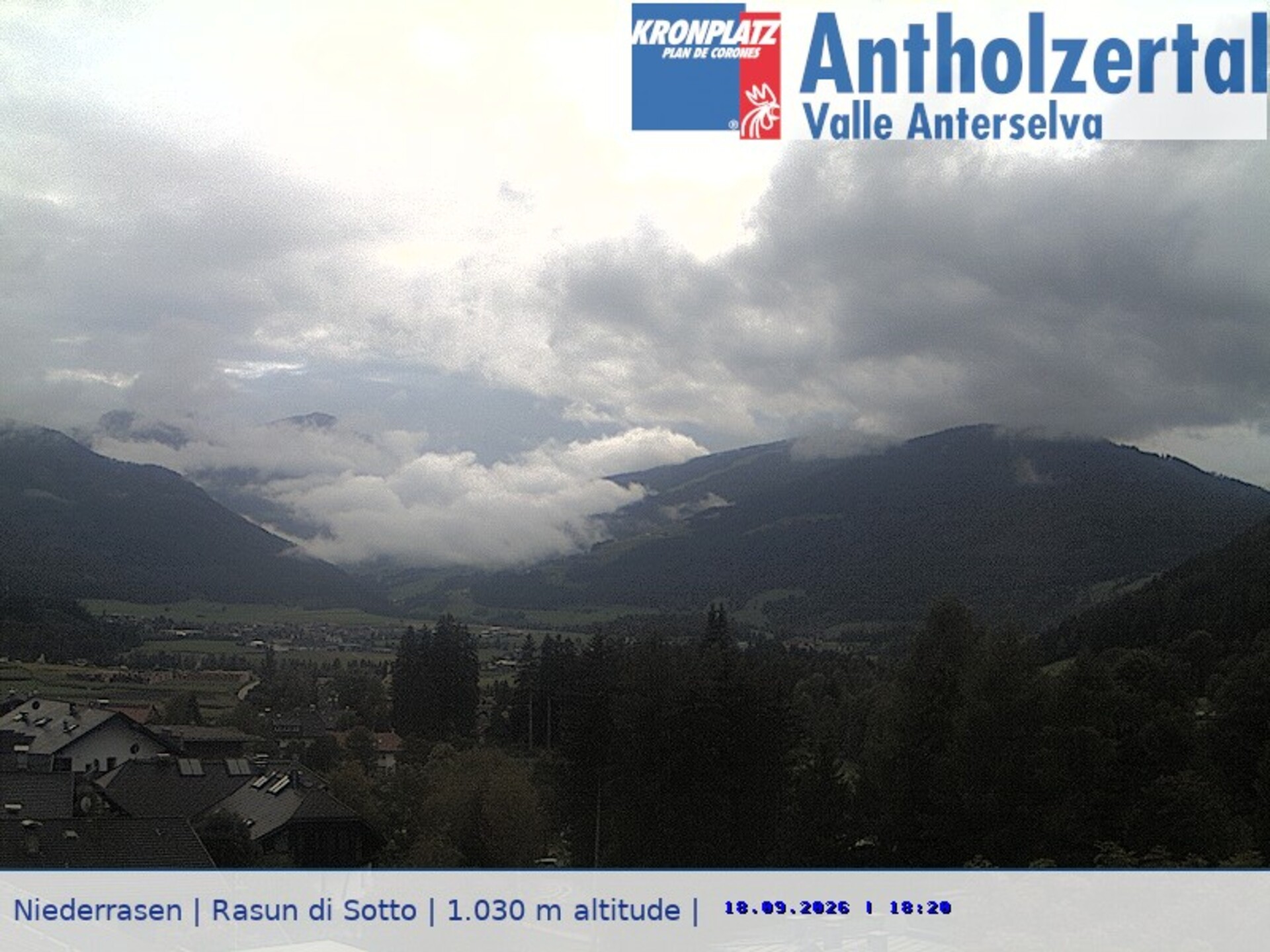 Archiv Foto Webcam Rasen-Antholz (Antholzertal, Südtirol)