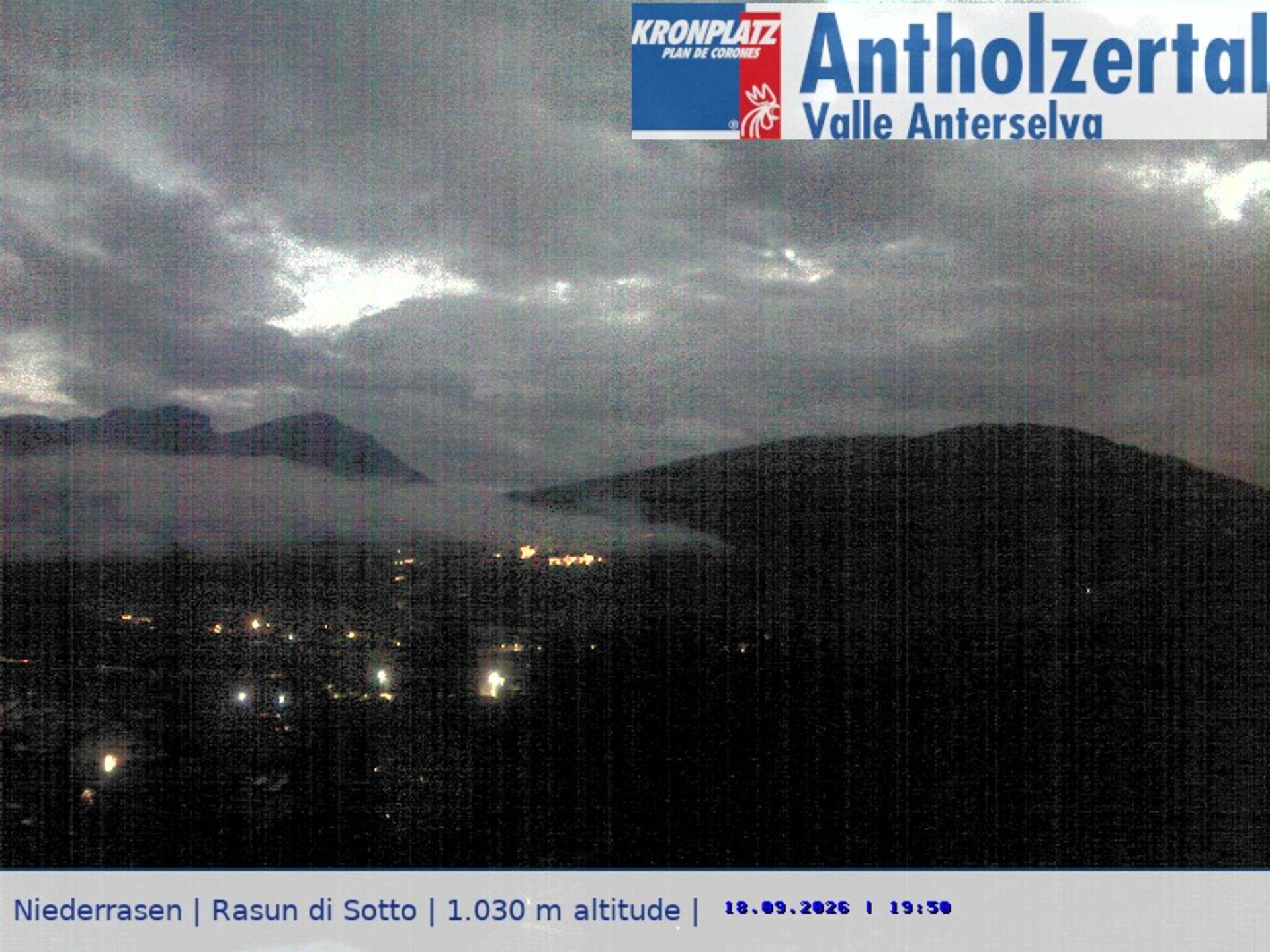 Archiv Foto Webcam Rasen-Antholz (Antholzertal, Südtirol)