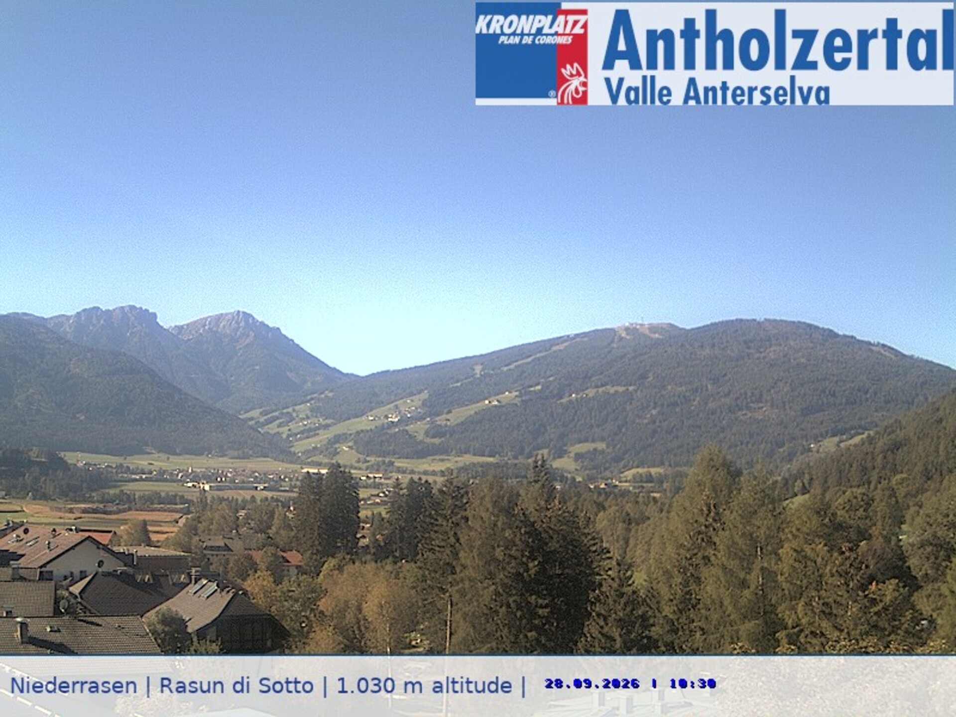 Archiv Foto Webcam Rasen-Antholz (Antholzertal, Südtirol)