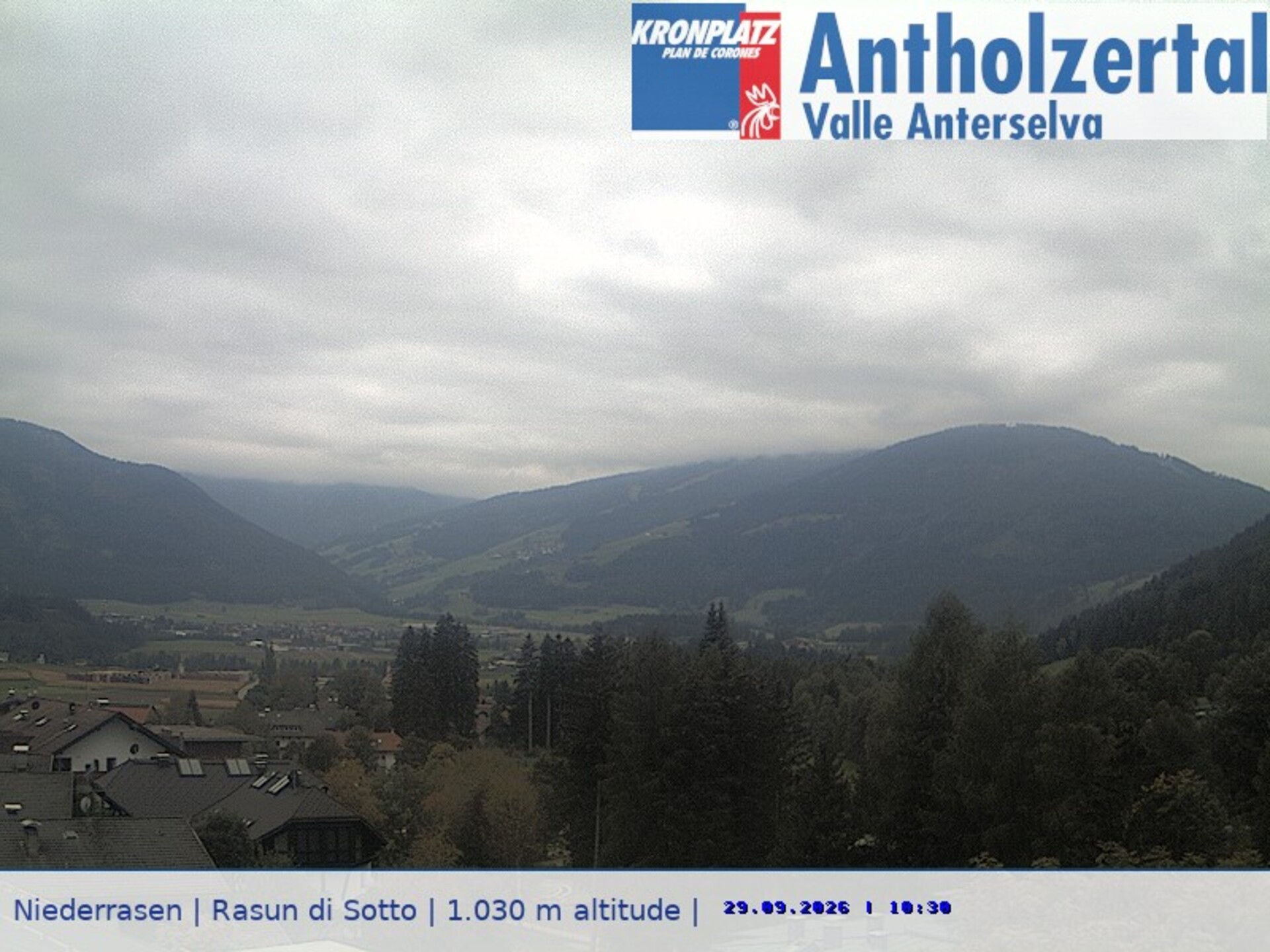 Archiv Foto Webcam Rasen-Antholz (Antholzertal, Südtirol)