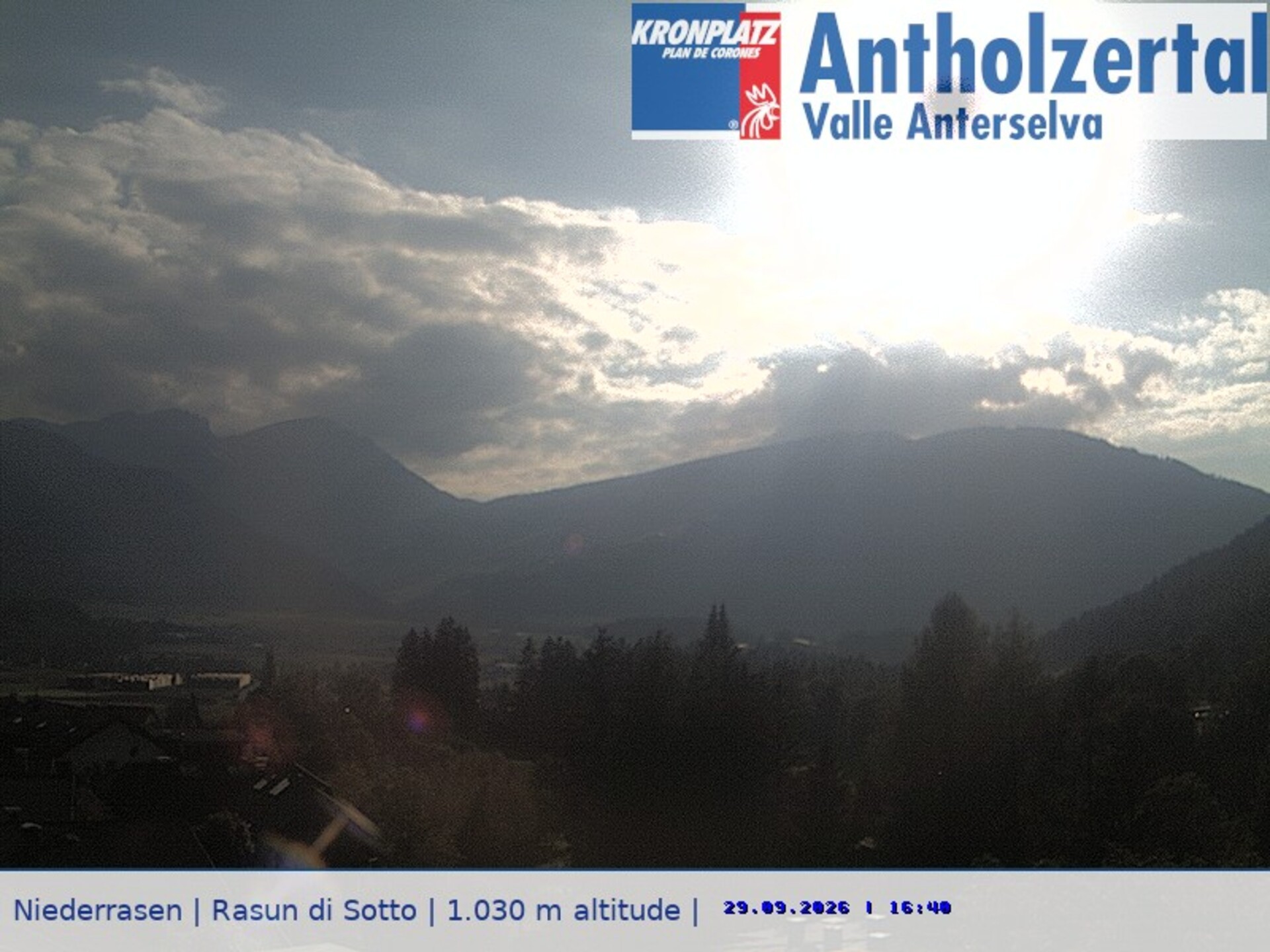 Archiv Foto Webcam Rasen-Antholz (Antholzertal, Südtirol)