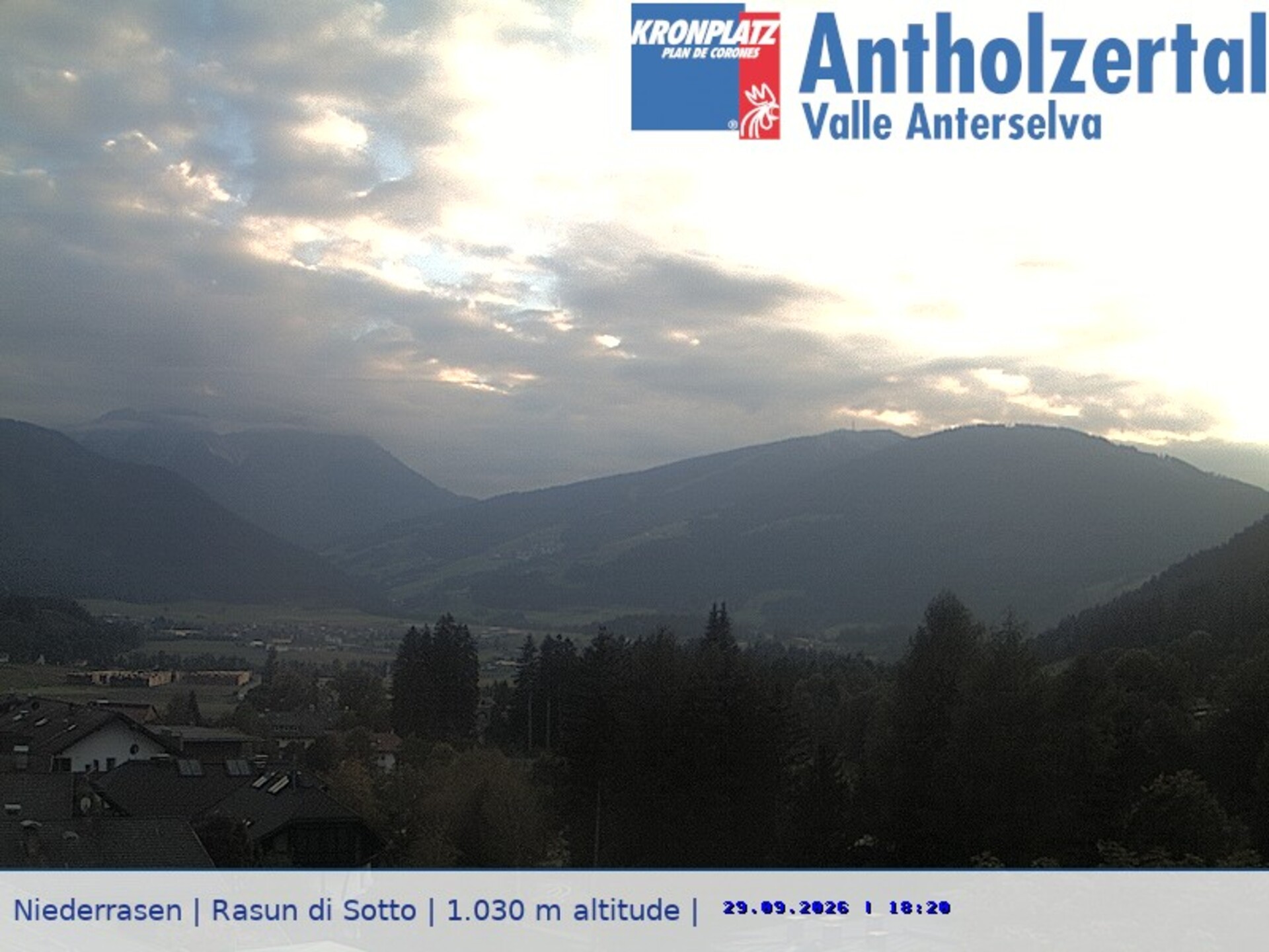 Archiv Foto Webcam Rasen-Antholz (Antholzertal, Südtirol)