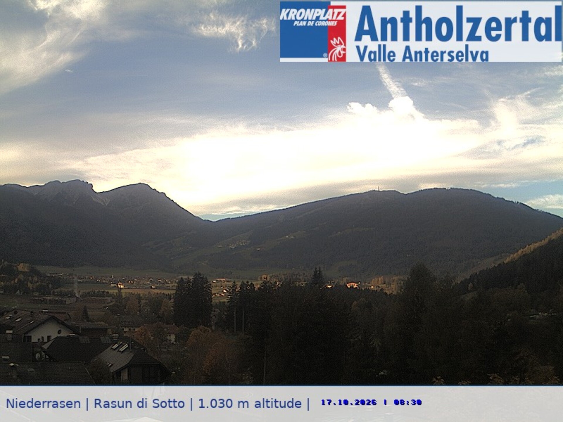 Archiv Foto Webcam Rasen-Antholz (Antholzertal, Südtirol)