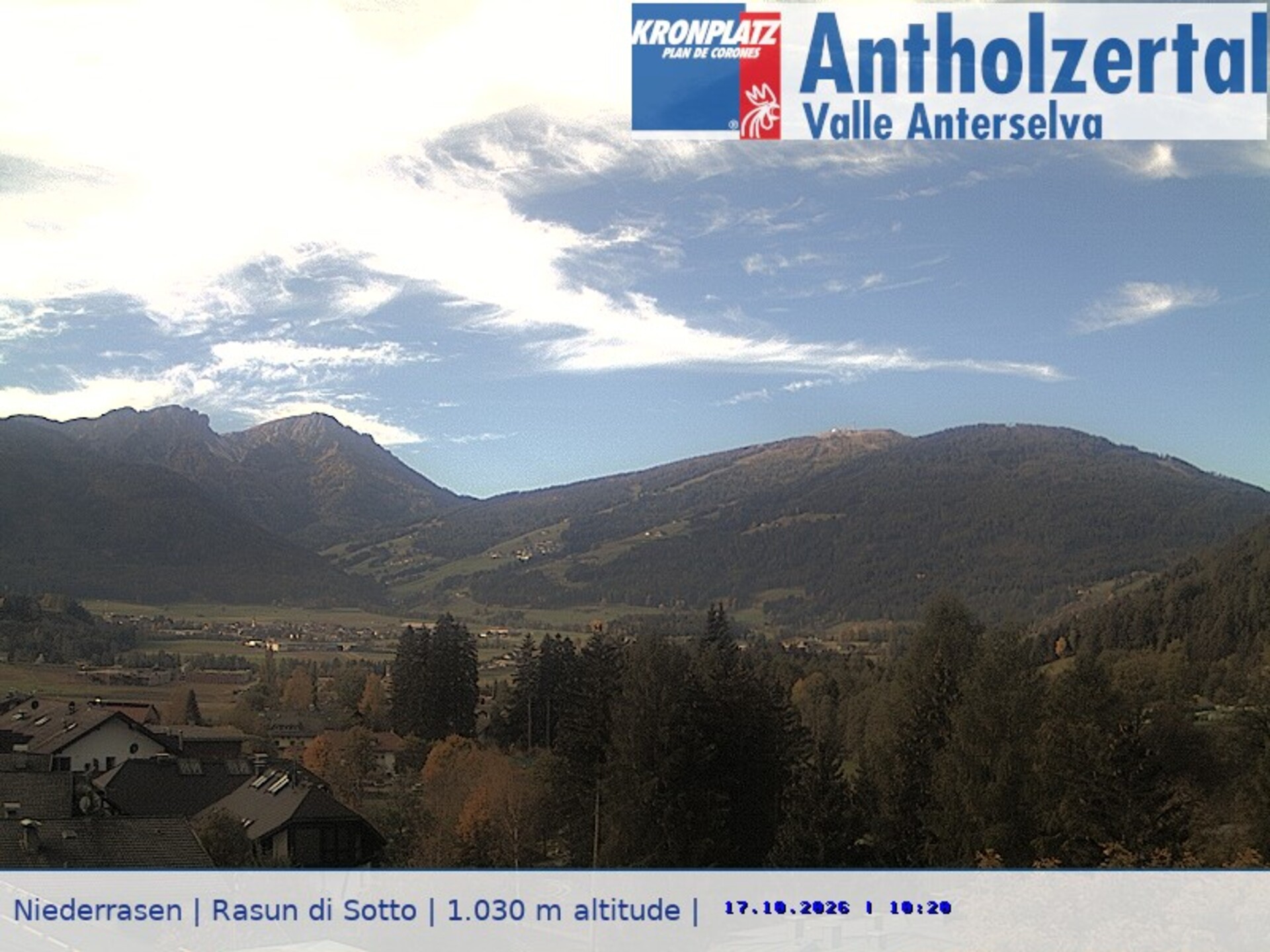 Archiv Foto Webcam Rasen-Antholz (Antholzertal, Südtirol)