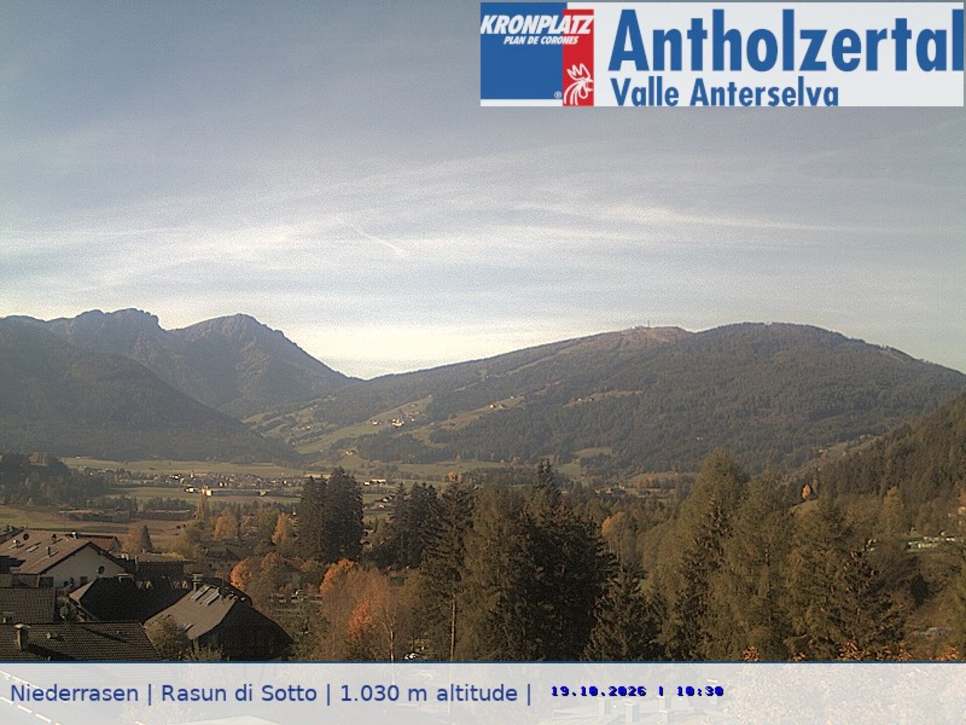 Archiv Foto Webcam Rasen-Antholz (Antholzertal, Südtirol)