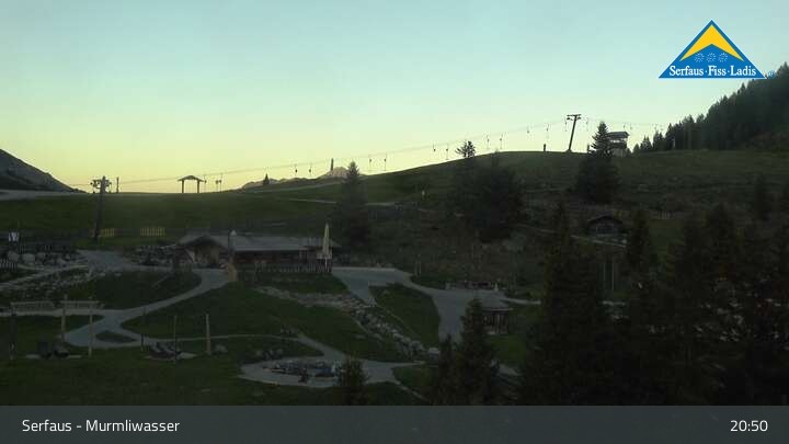Archived image Webcam Serfaus: Kidspark Murmli Water
