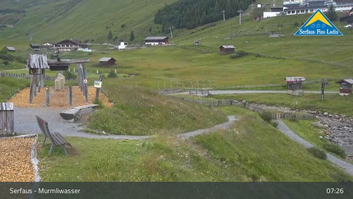 Archiv Foto Webcam Serfaus: Livecam Murmliwasser
