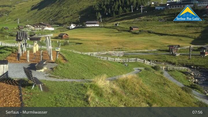Archiv Foto Webcam Serfaus: Livecam Murmliwasser