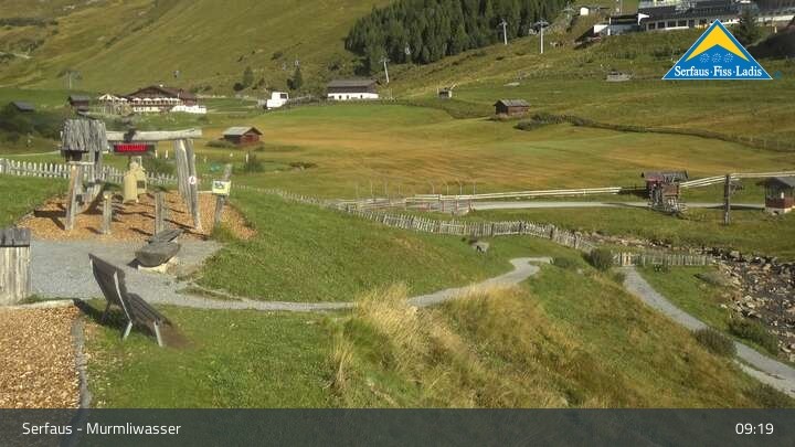 Archiv Foto Webcam Serfaus: Livecam Murmliwasser