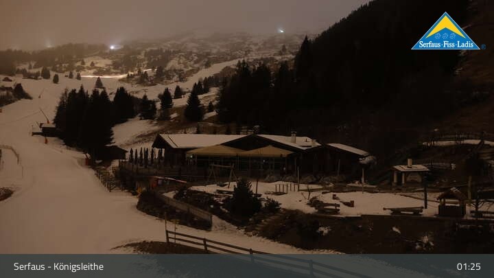 Archiv Foto Webcam Serfaus: Restaurant Königsleithe