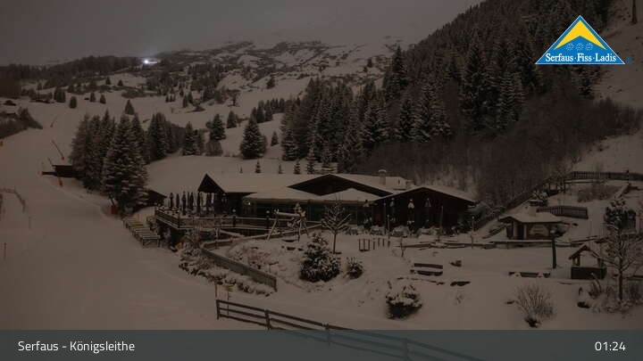 Archiv Foto Webcam Serfaus: Restaurant Königsleithe