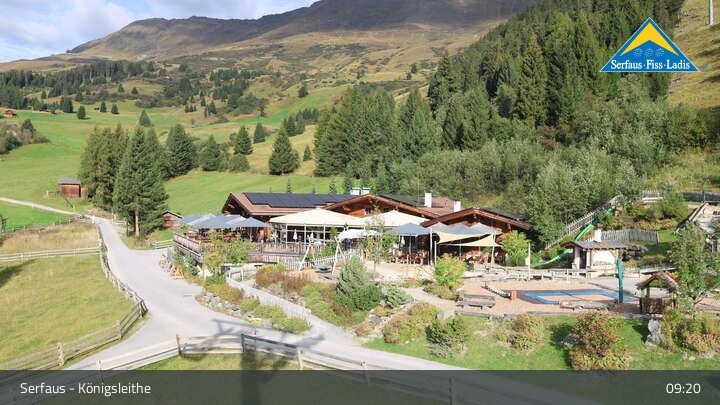 Archiv Foto Webcam Serfaus: Restaurant Königsleithe