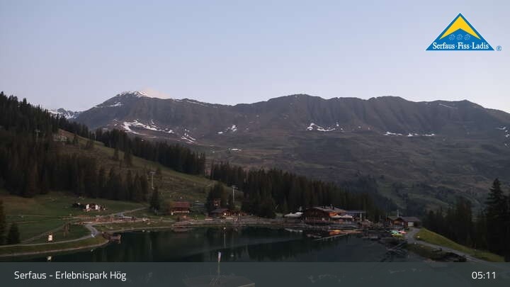 Archiv Foto Webcam Erlebnispark Hög bei Serfaus