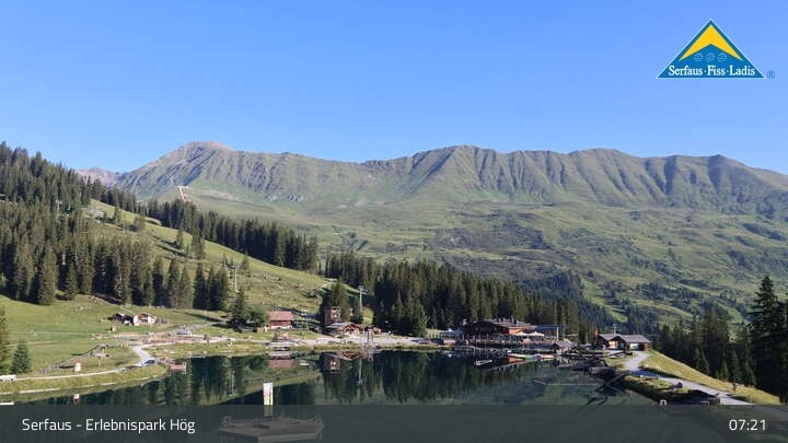 Archiv Foto Webcam Erlebnispark Hög bei Serfaus