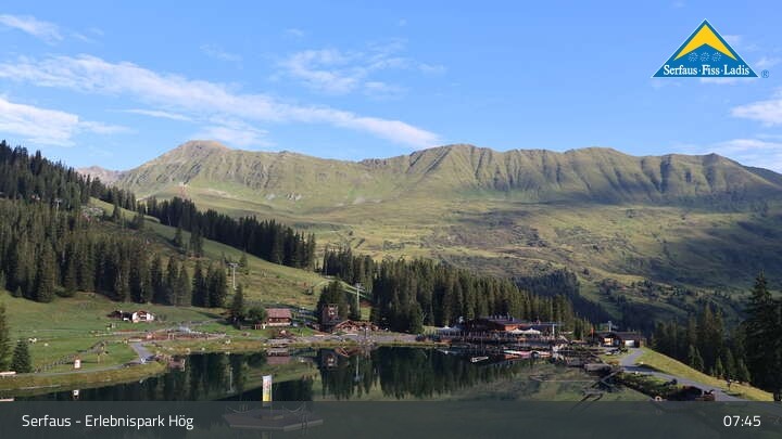 Archiv Foto Webcam Erlebnispark Hög bei Serfaus
