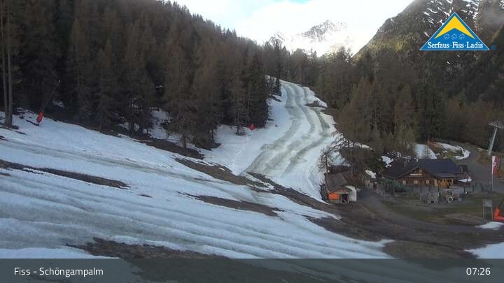 Archiv Foto Webcam Serfaus-Fiss-Ladis: Schöngampalm