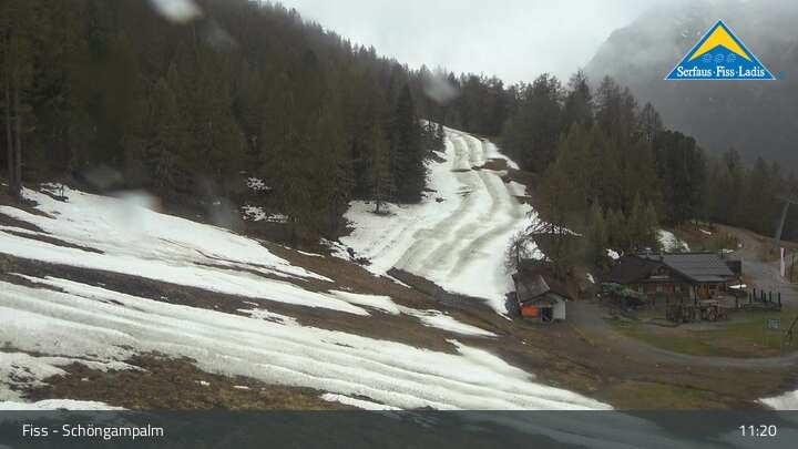 Archived image Webcam View of Schöngampalm near Fiss
