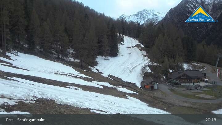 Archived image Webcam View of Schöngampalm near Fiss