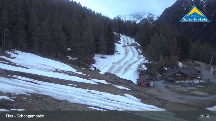 Archived image Webcam View of Schöngampalm near Fiss