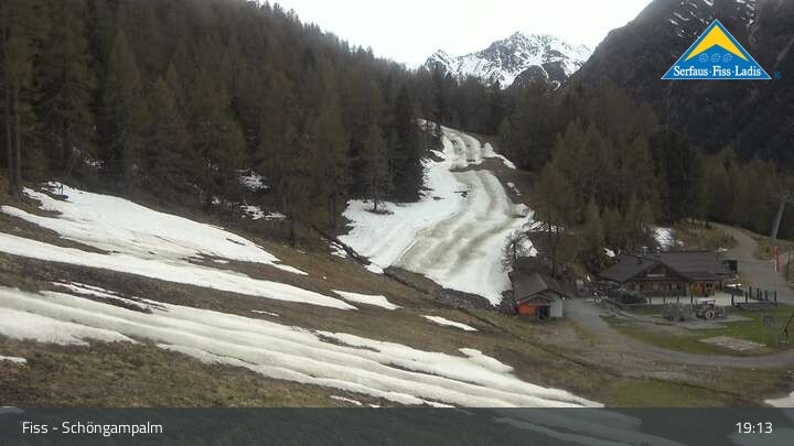 Archived image Webcam View of Schöngampalm near Fiss