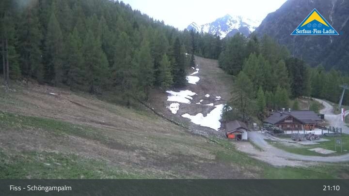 Archived image Webcam View of Schöngampalm near Fiss