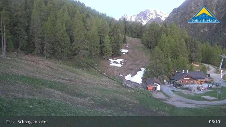 Archiv Foto Webcam Serfaus-Fiss-Ladis: Schöngampalm