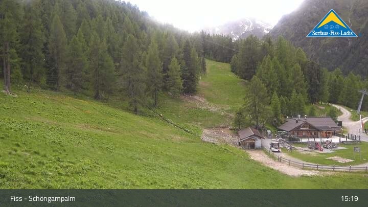 Archiv Foto Webcam Serfaus-Fiss-Ladis: Schöngampalm