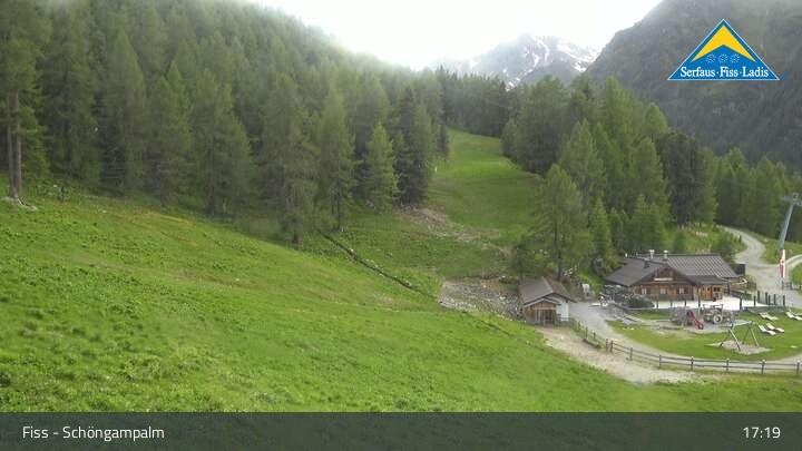 Archiv Foto Webcam Serfaus-Fiss-Ladis: Schöngampalm