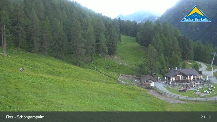 Archiv Foto Webcam Serfaus-Fiss-Ladis: Schöngampalm