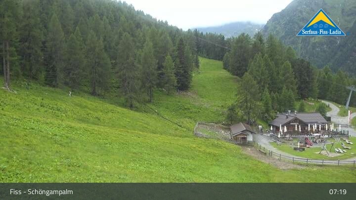 Archiv Foto Webcam Serfaus-Fiss-Ladis: Schöngampalm
