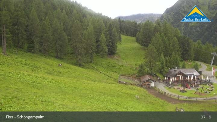 Archiv Foto Webcam Serfaus-Fiss-Ladis: Schöngampalm