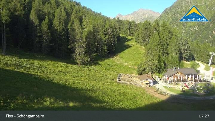 Archived image Webcam View of Schöngampalm near Fiss