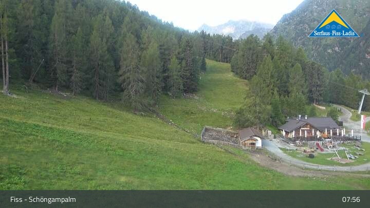 Archived image Webcam View of Schöngampalm near Fiss