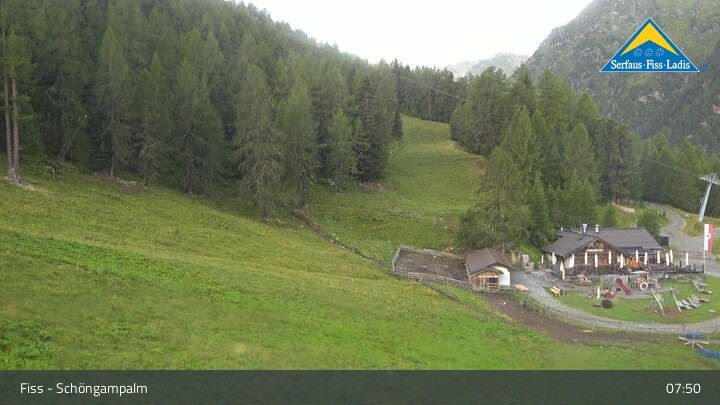 Archiv Foto Webcam Serfaus-Fiss-Ladis: Schöngampalm
