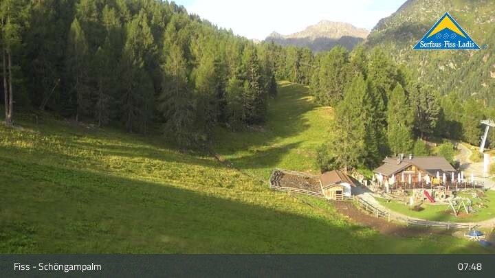 Archived image Webcam View of Schöngampalm near Fiss
